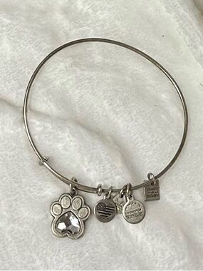 Alex and Ani Charity by Design Prints of Love Expandable Bangle Bracelet